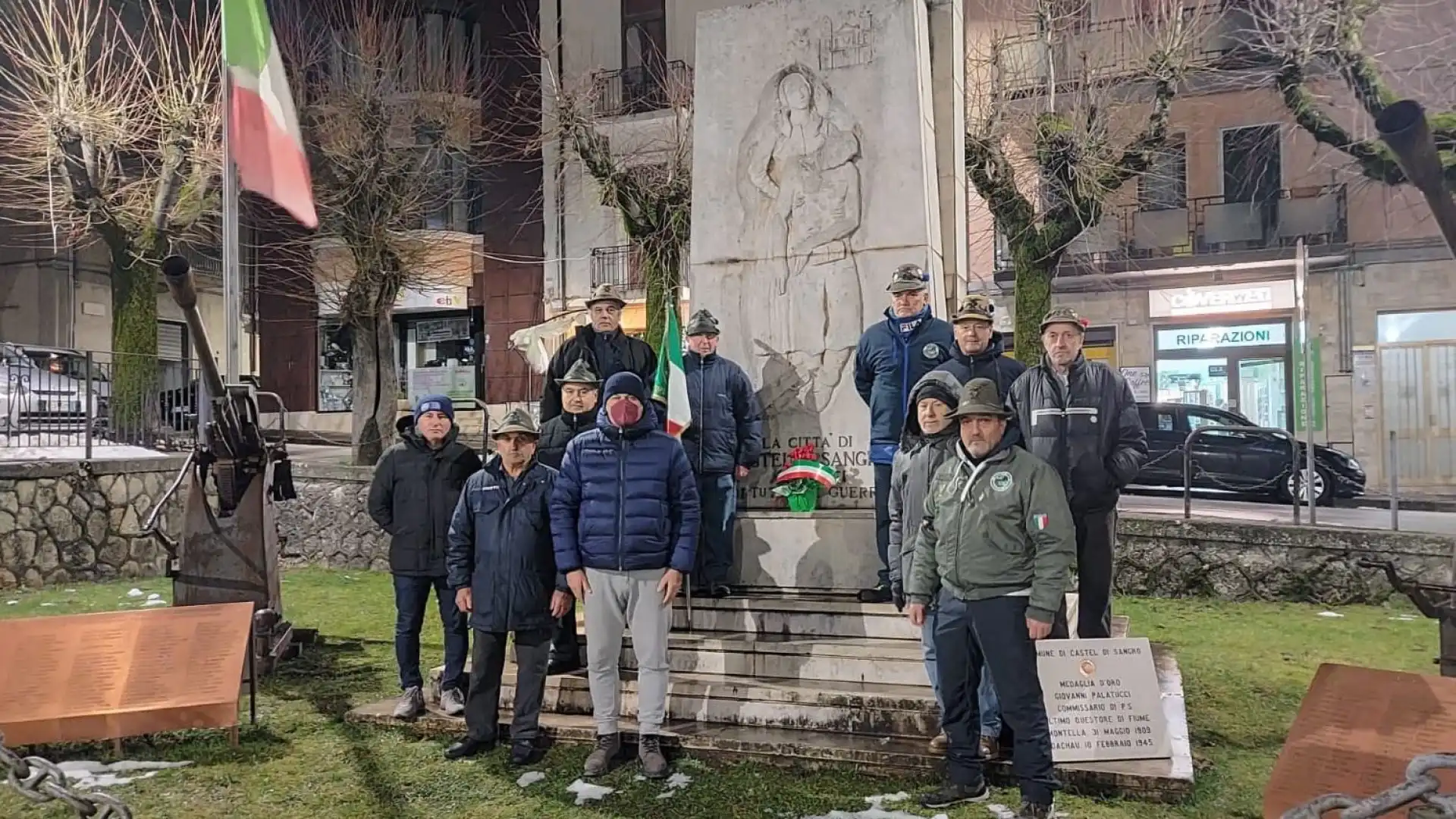 Castel Di Sangro: gli alpini del gruppo “”Orazio Ricchiuto” ricordano la battaglia di Nikolajewka.